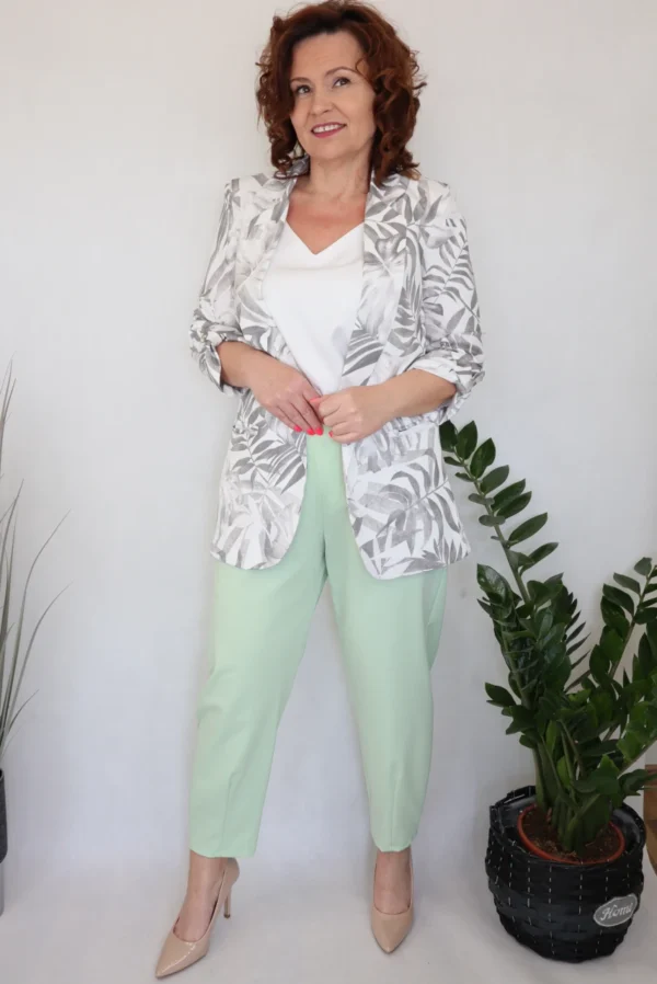 Spodnie WENDY TRENDY pistacja - obrazek 4